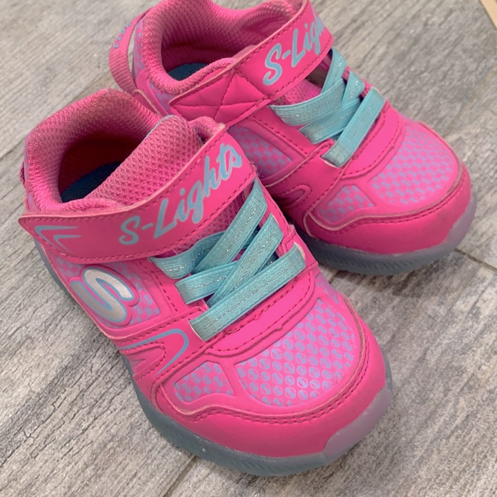 Pink Toddler S-lights | Sketchers